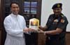 Brigadier DM Poorvimath visits St Aloysius College
